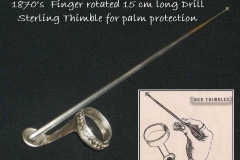 Sterling Timble with finger rotated bur