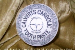 Calvert's Carbolic tooth paste pot