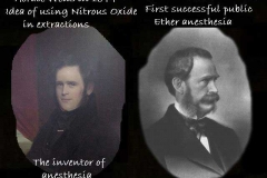 Who invented anesthesia in dentistry?
