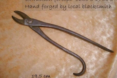 Hand forged crude Forceps-1600s
