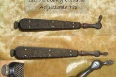 Rare Adjustable tip Elevator 1800's ebony