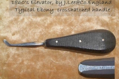 British ebony elevator- by J.Lee 1860