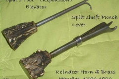 Goat's foot & split shaft punch ca 1780