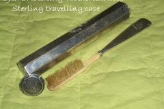 Sterling toothbrush holder
