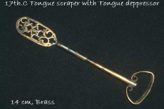 Tongue scraper/depressor