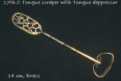 Tongue scraper/depressor