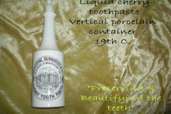 Bottled liquid cherry toothpaste