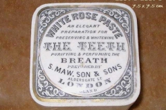 White Rose toothpaste pot