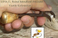 Bone  handled 16th C Pelican