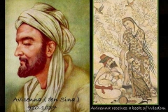 Avicenna-educated by muse of medicine