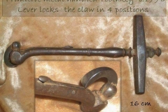 Early crude Metal Handled  toothkey