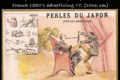 Toothkey jokes- 19th.C trade card