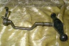Late  Bilateral doublebend toothkey