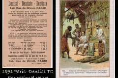 Dentist trade card 19th C