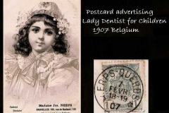 Dentist trade card 19th C