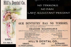Dentist trade card 19th C